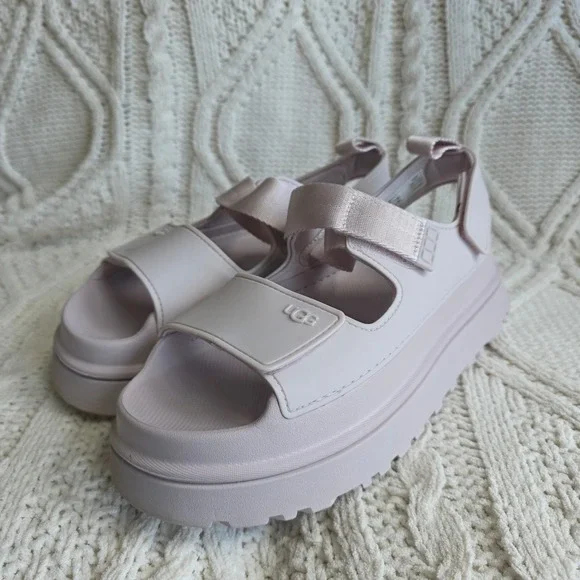 UGG Sport Yeah Sandals Women's Size 8 Platform Slingback Lavender Pink - Picture 1 of 7